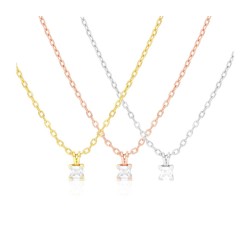 Yellow or Rose Gold Plated Sterling Silve... | Israeli Fashion Jewelry