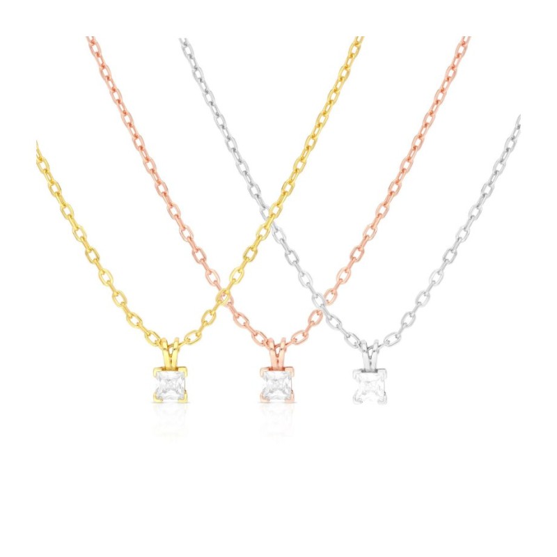 Argent sterling plaqué or jaune ou rose... | Bijoux de mode israéliens