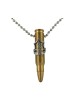 Necklace Bronze Israeli Rifle Bullet Pendant and IDF... | Israeli Army
