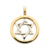 Gold Filled Pendant Two Tone Star of Davi... | Jewish Gift from Israel