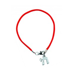 Bracelet Kabbale à fil rouge Chai Charm S... | Cadeau juif d'Israël