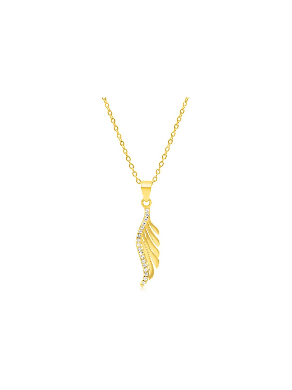 Yellow Gold Plated Sterling Silver Neckla... | Israeli Fashion Jewelry