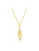 Collier en argent sterling plaqué or jaune... | Bijoux de mode israéliens