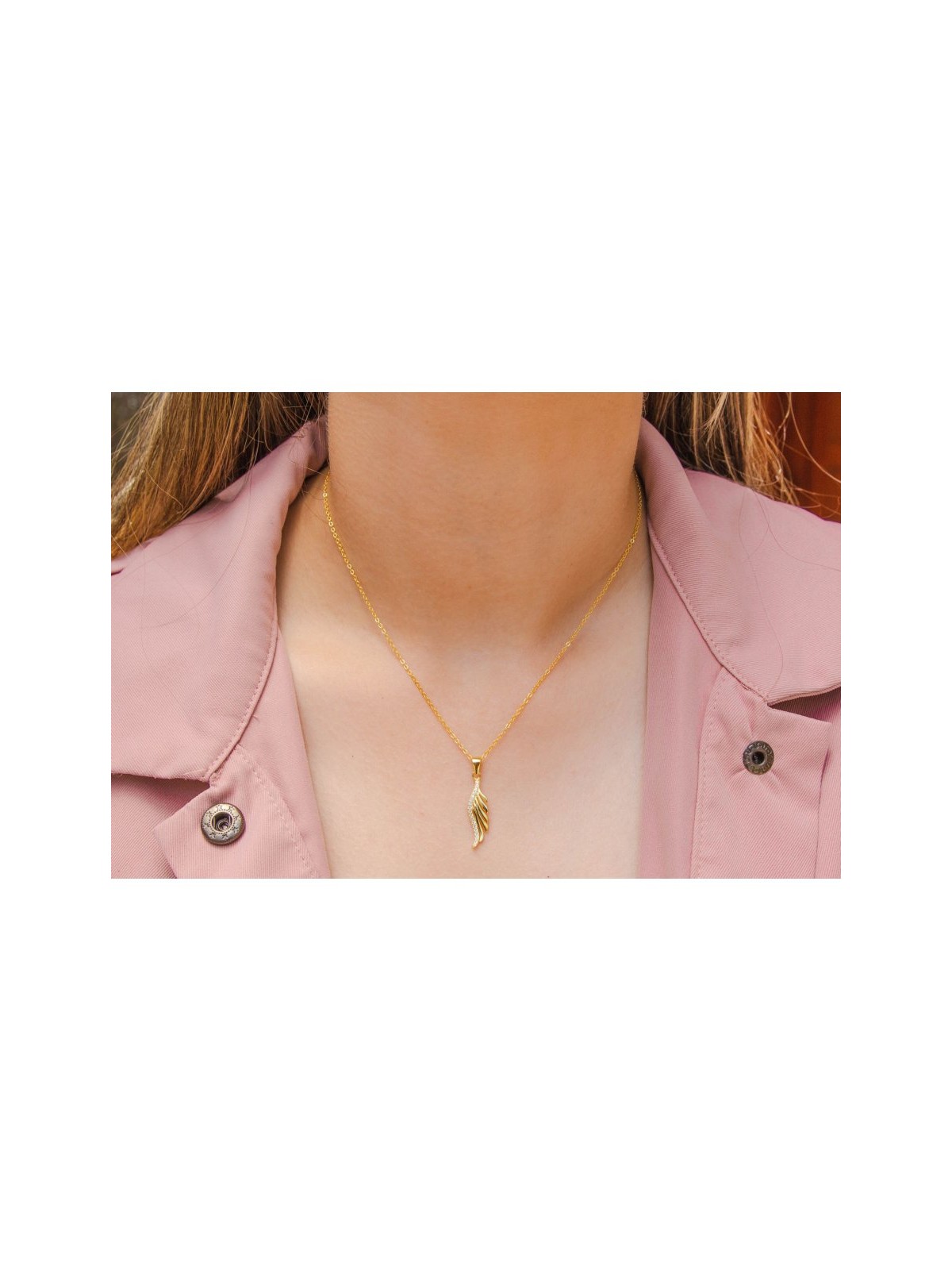 Yellow Gold Plated Sterling Silver Neckla... | Israeli Fashion Jewelry