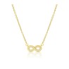 Sterling Silver Necklace Infinity Zircon ... | Israeli Fashion Jewelry