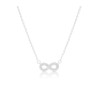 Sterling Silver Necklace Infinity Zircon ... | Israeli Fashion Jewelry