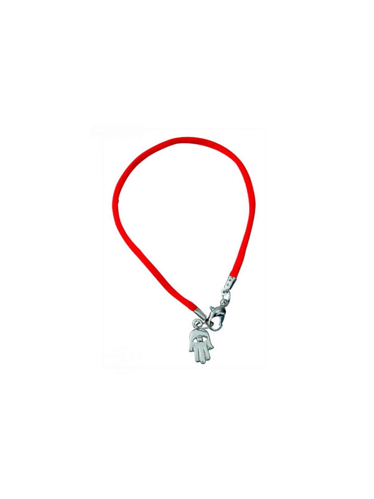 Kabbalah Cord Bracelet with Hamsa Charm Red | Jewish Gift from Israel