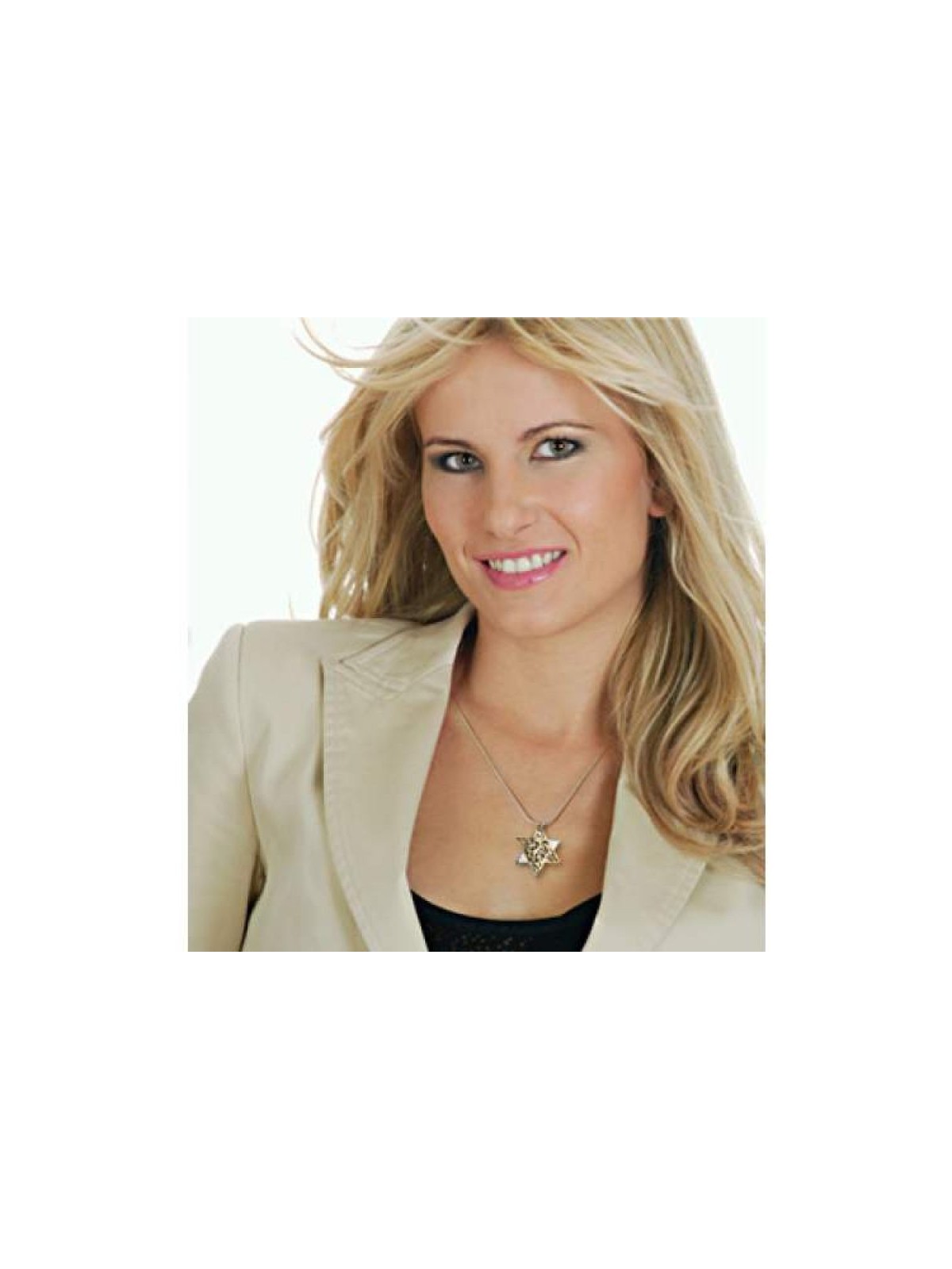 HaAri Jewelry Shema Yisrael Star of David Two Tone Pe... | Top Sellers