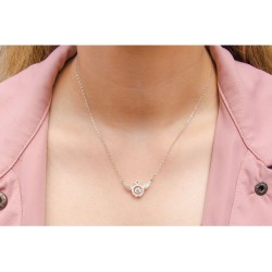 Sterling Silver Necklace with Angels Wing... | Israeli Fashion Jewelry