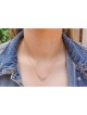 Collier en argent sterling avec aile d'ange... | Bijoux de mode israéliens