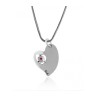 Woman of Valor Silver Heart Pendant by Golan Studio | Jewish Pendant