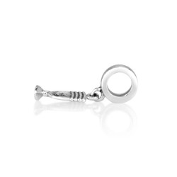 Sterling Silver Menorah Charm | Judaica Charms