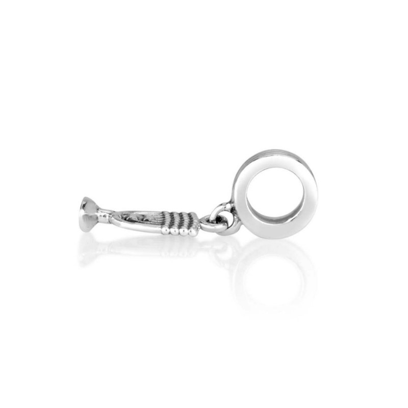 Sterling Silver Menorah Charm | Judaica Charms