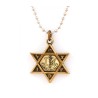 Necklace Star of David Pendant with IDF Emblem on Re... | Israeli Army