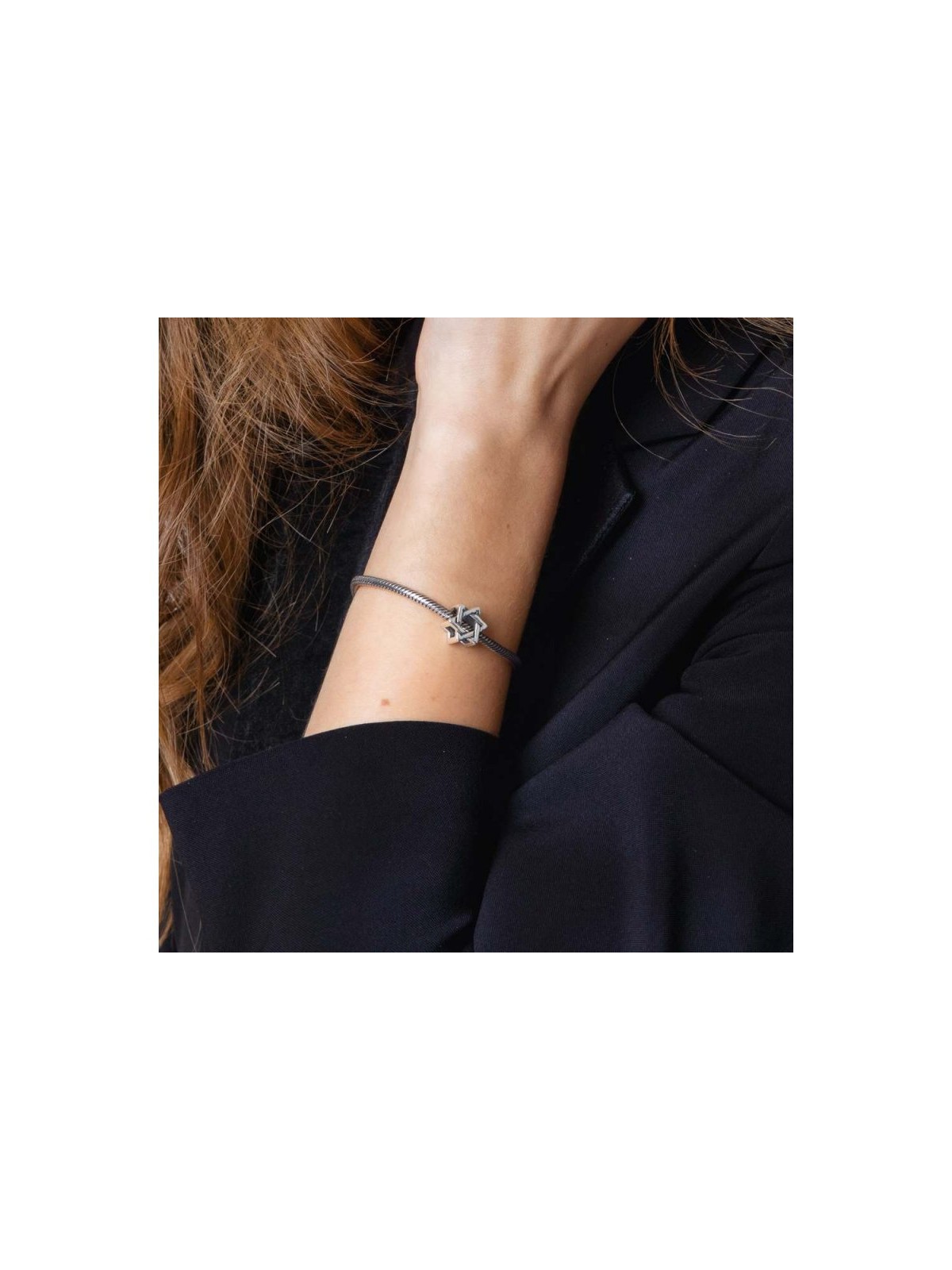 Sterling Silver Star of David Charm for Bracelet o... | Judaica Charms