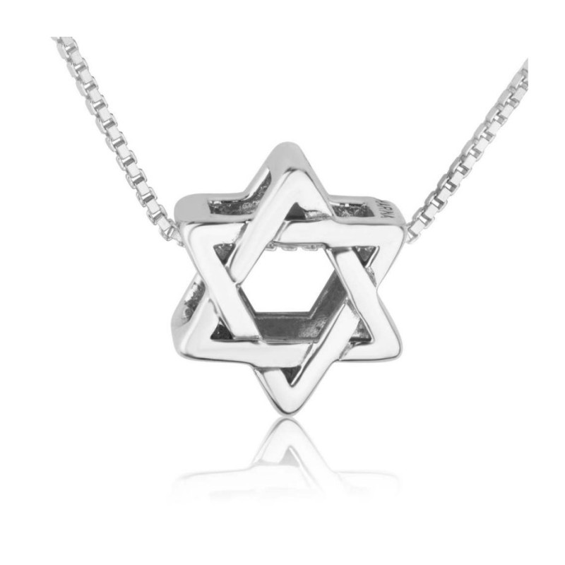 Sterling Silver Star of David Charm for Bracelet o... | Judaica Charms