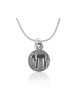 Silver Round Chai Pendant by Golan Studio | Chai Necklaces & Pendants