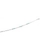 Bracelet de cheville Argent Rhodié avec Perles Bleues et Argent... | Bracelets de cheville Judaica