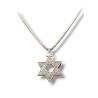 Star of David Necklace with wavy and Line Design Lar... | IDF Dog-Tags