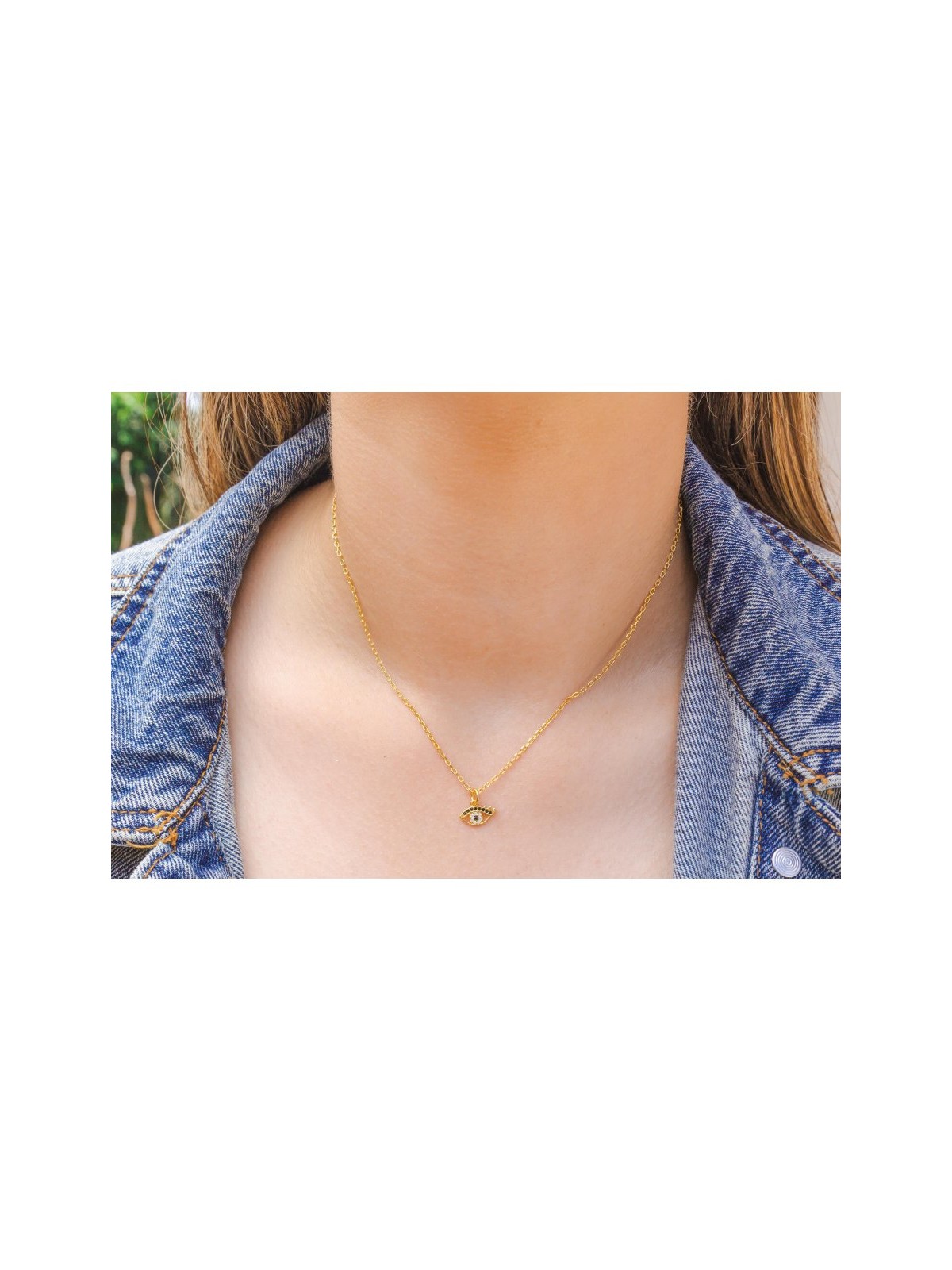 Sterling Silver Necklace Plated with Yellow Gold E... | Jewish Pendant