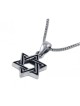 Decorative Star of David Pendant Necklace Sterling Si... | Men Jewelry
