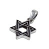 Decorative Star of David Pendant Necklace Sterling Si... | Men Jewelry