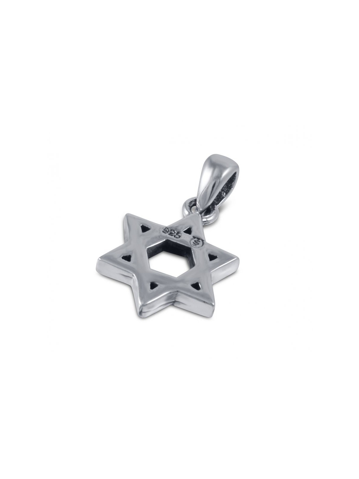 Decorative Star of David Pendant Necklace Sterling Si... | Men Jewelry