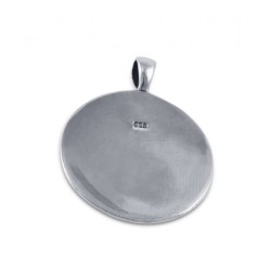 72 Names of God and Opal Stone Sterling Silver Nec... | Jewish Pendant