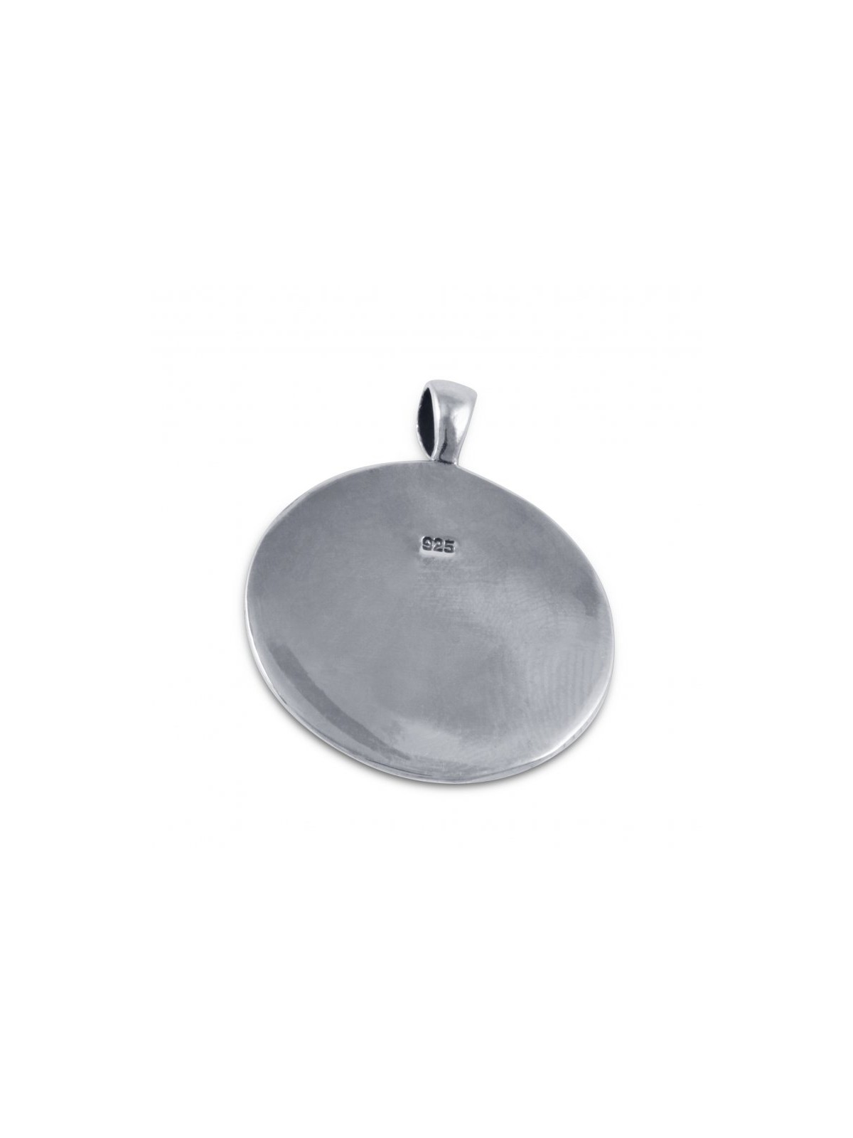 Collier en argent sterling avec 72 noms de Dieu et pierre d'opale... | Pendentif juif