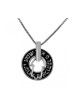 Hamsa and Shema Yisrael Sterling Silver Pendant Ne... | Jewish Pendant