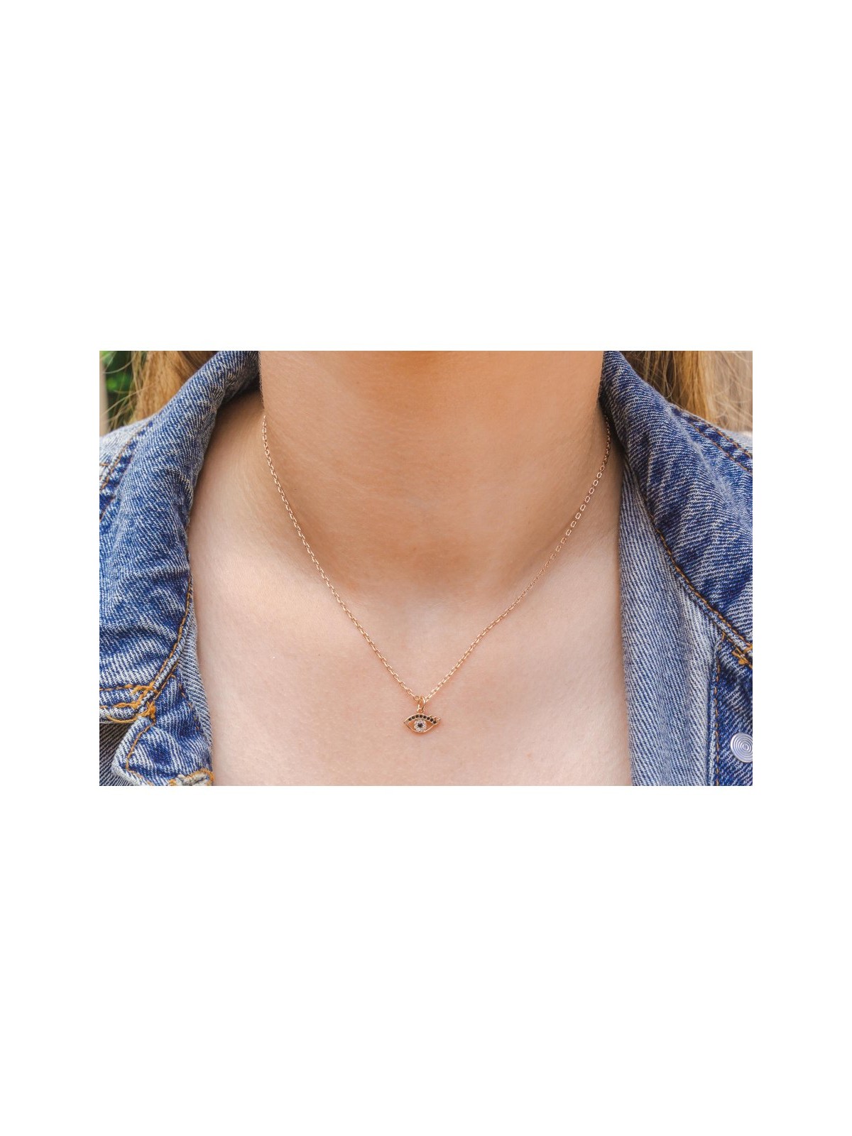 Sterling Silver Necklace with Rose Gold Plate and ... | Jewish Pendant