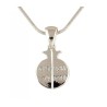 Rhodium Beloved Necklace | Jewish Pendant