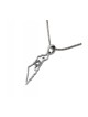 925 Sterling Silver Pendant Necklace Outline of Is... | Jewish Pendant