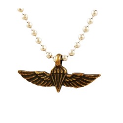 Necklace Israeli Army Paratroopers Insignia Bronze P... | Israeli Army