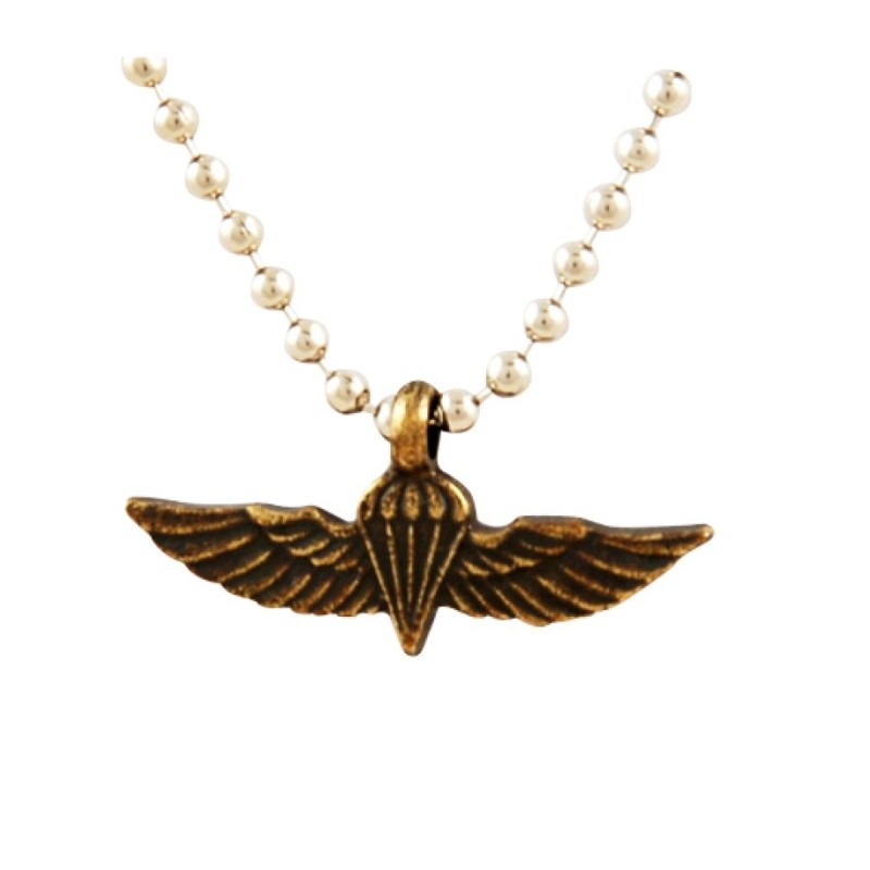 Necklace Israeli Army Paratroopers Insignia Bronze P... | Israeli Army