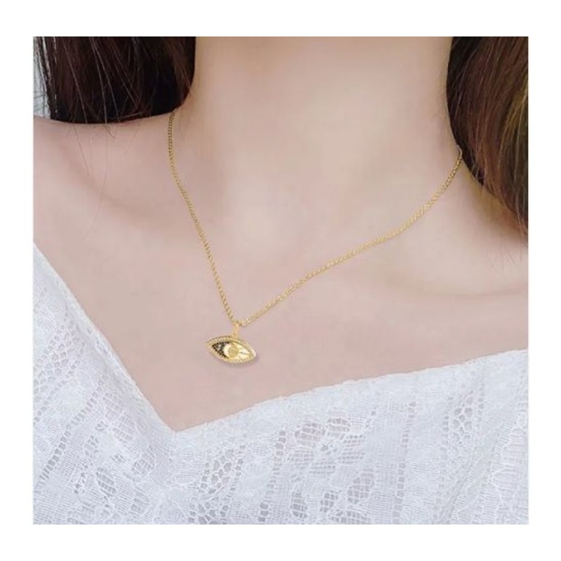 Yellow Gold Plated Sterling Silver Necklace Zircon... | Jewish Pendant