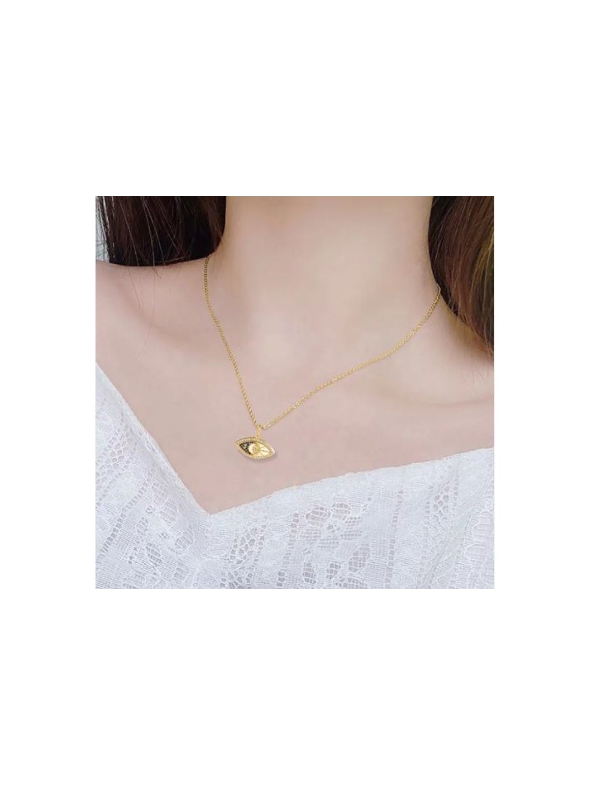 Yellow Gold Plated Sterling Silver Necklace Zircon... | Jewish Pendant