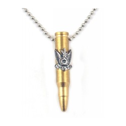 Bronze Israeli Army M 16 Rifle Bullet Pendant Air Fo... | Israeli Army