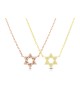 Collier en argent sterling plaqué or rose... | Bijoux de mode israéliens