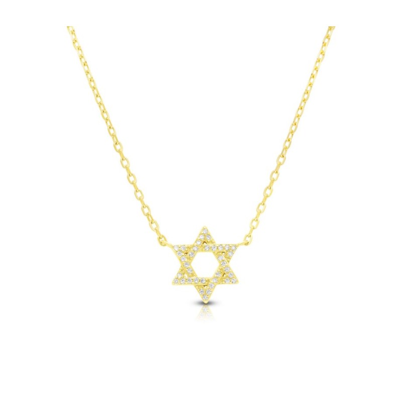 Yellow Gold Plated Sterling Silver Neckla... | Israeli Fashion Jewelry
