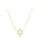 Collier en argent sterling plaqué or jaune... | Bijoux de mode israéliens