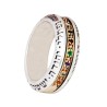 HaAri Silver Gold Rotating Ring with Twelve Tribe an... | Jewish Rings