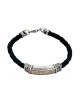Leather Shema Yisrael Jewish Bracelet | Gifts for Him