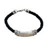 Leather Shema Yisrael Jewish Bracelet | Gifts for Him