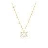 Star of David Pendant on Yellow Gold Plat... | Israeli Fashion Jewelry