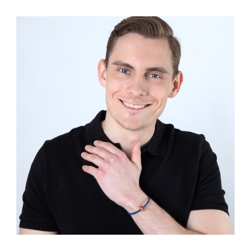 Sterling Silver Red Enamel Pomegranate Charm | Judaica Charms