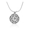 Hand Etched Shema Pendant from Golan Studio | Jewish Pendant