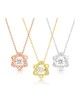 Collier pendentif en acier inoxydable avec déc... | Bijoux de mode israéliens