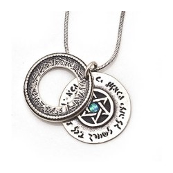 Silver Pendant for Protection by Golan Studio | Men Jewelry