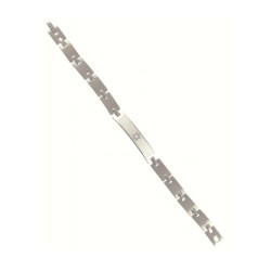 Stainless Steel Mans Bracelet Curved Links Bo... | Bracelets & Anklets